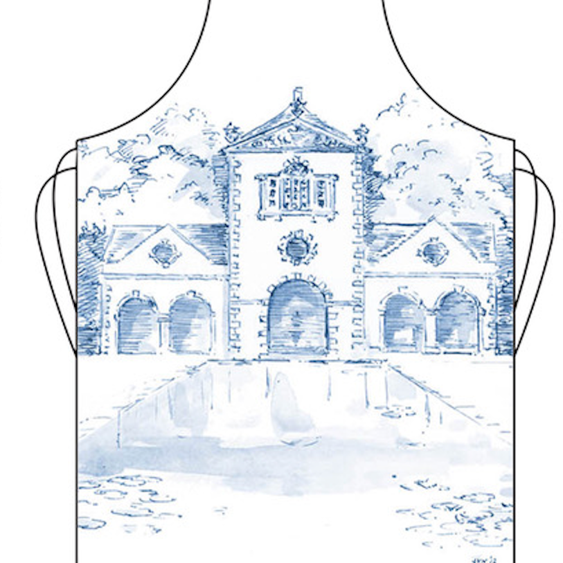 Pin Mill 100% cotton apron made for us by Ulster Weavers
